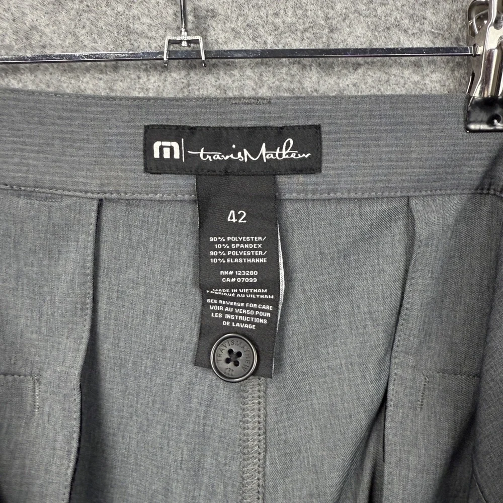 TravisMathew‎ Sand Harbor Golf Shorts Mens 42 Heather Dark Grey 1MW387 NWT
